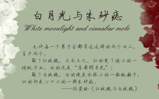 朱砂痣和白月光是什么意思(朱砂痣白月光的爱情密码：前世今生的糾葛)