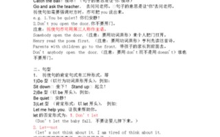 什么是祈使句型—揭秘祈使句的奥秘：命令与请求的语言艺术
