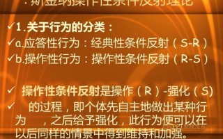 操作性条件反射举例_行为调控与强化学习：基于操作性条件反射