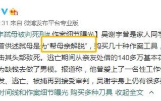 弑母悲剧：北大才子的灵魂拷问